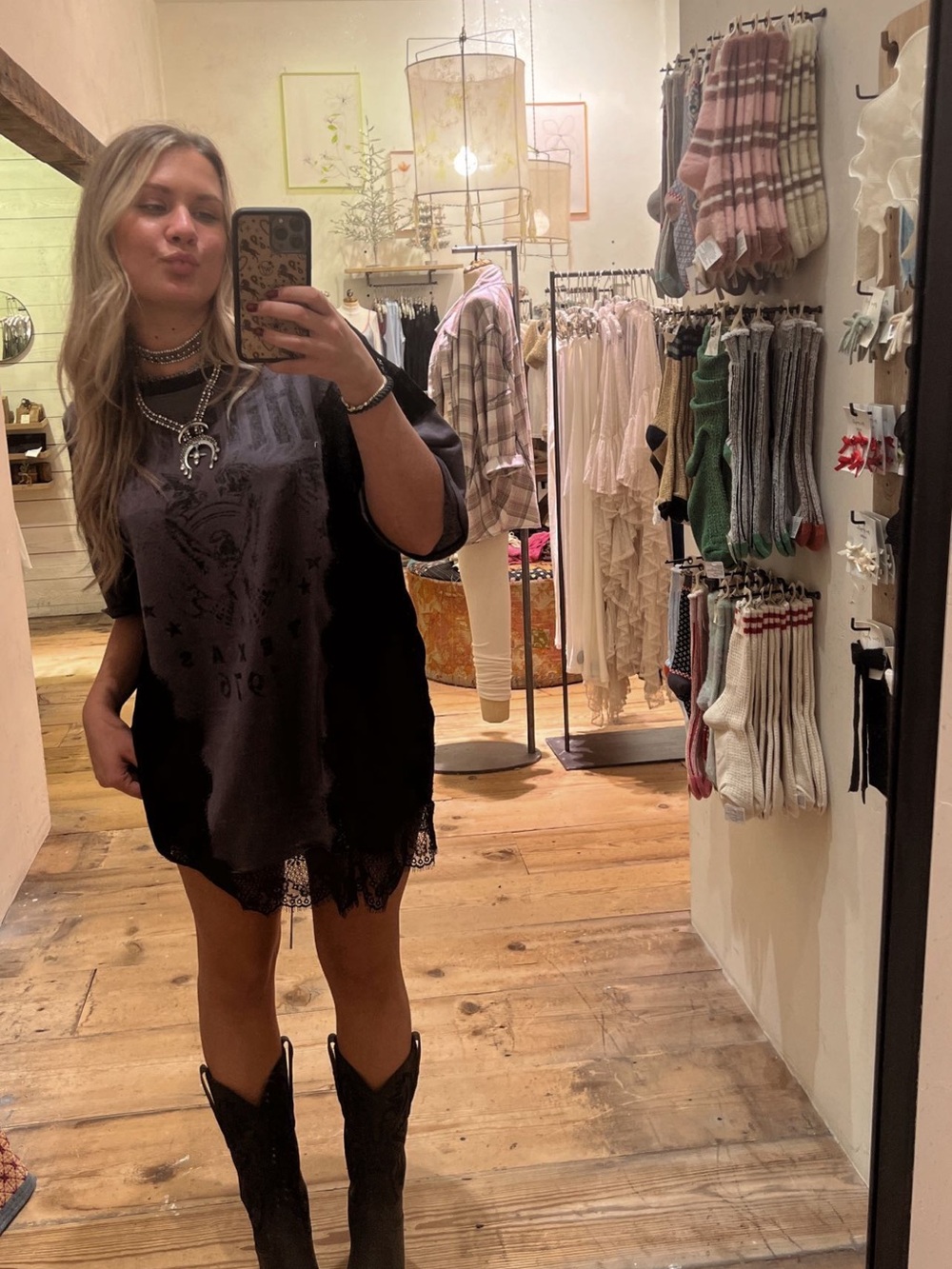 Free People Garden Grunge Tee
